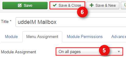 uddem mailbox menu assign